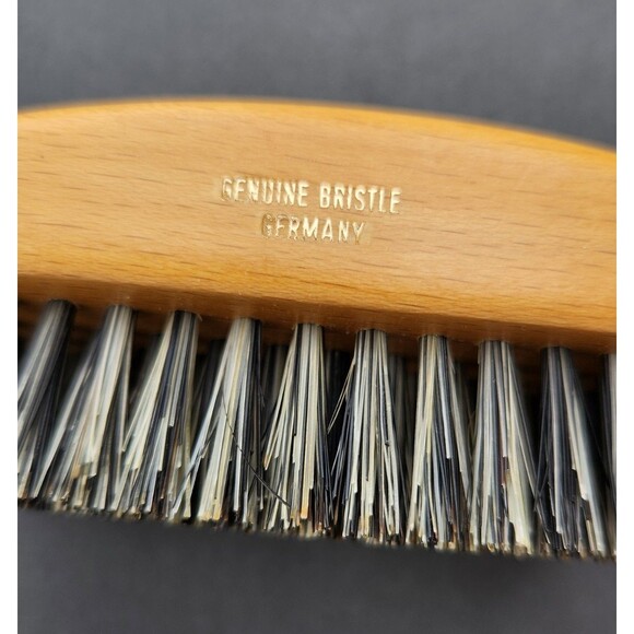 Club Style Bristle Hair Brush UNUSED With Box West Germany Wood Handle 7" - Picture 9 of 12